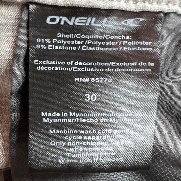 O'NEILL 11" Crossover Hybrid Shorts in Gray Men's 30" Waist - Picture 8 of 8